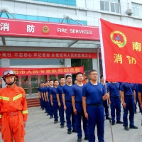 暑天練兵忙 南陽市人防專業(yè)隊接受省辦評估點驗