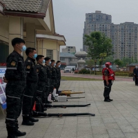 信陽市固始縣委書記王治學到縣人防辦視察并聽取人防工作情況匯報