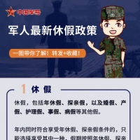 軍人新休假規(guī)定來(lái)了，一圖讀懂→